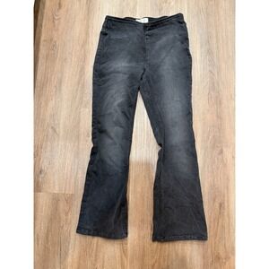 We The Free Flare Leggings Black Wash High Waist Stretch Casual Women Size 31‎